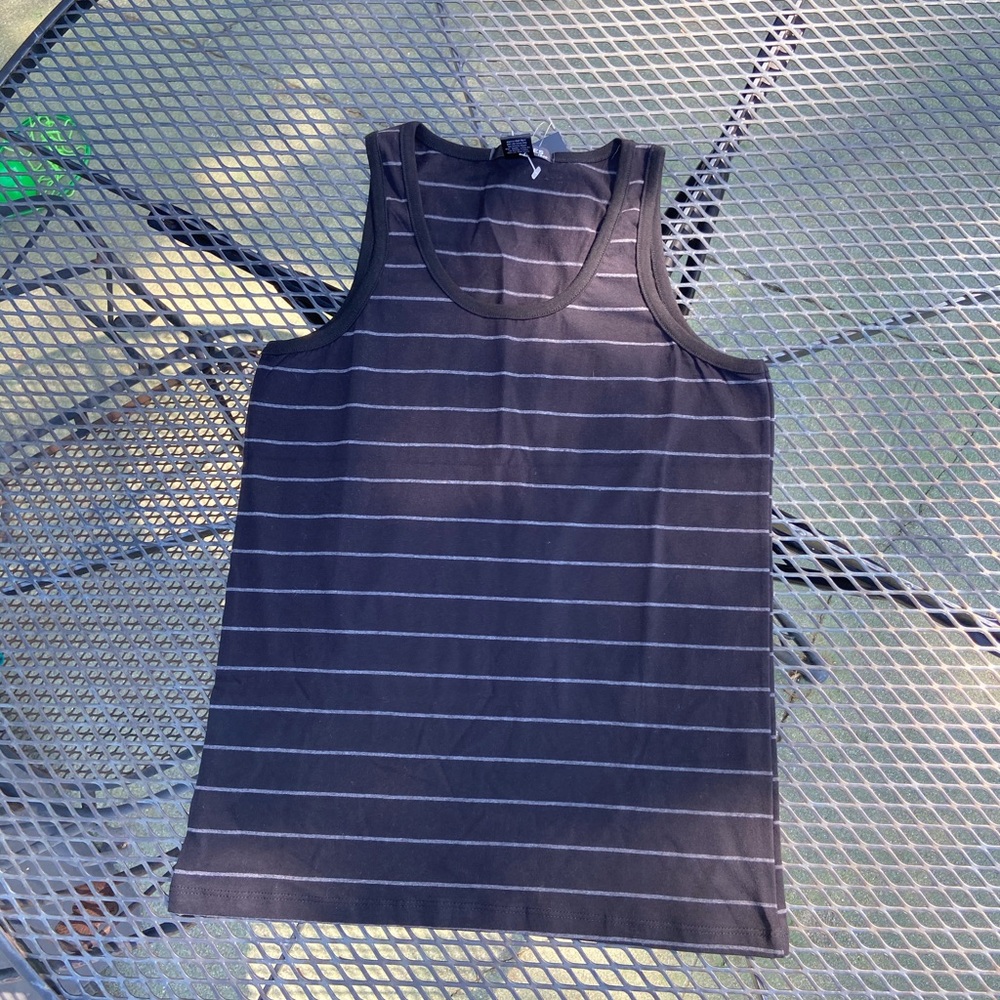 Thin Striped OLDIES (blu/grey) tank